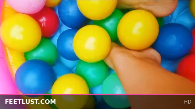 Feet Fun in a Ball Pit