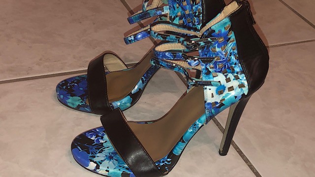 Friend's Wife Gets Cummed on While Wearing Versace Heels