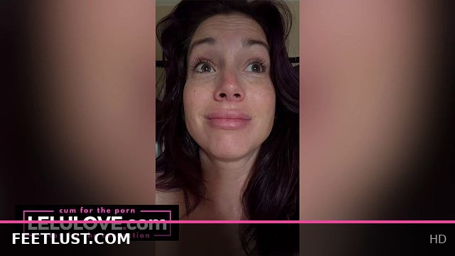 Lelu Love Shows Off Her Bare Feet and Soles While Making Her Bed and Discussing a Movie Sequel