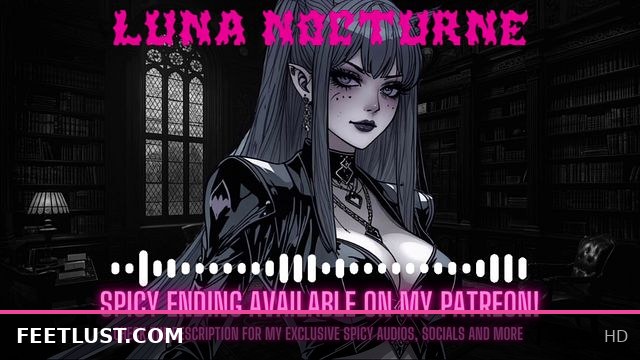 Goth Coworker Kicks Off Shoes Under Desk for Intense ASMR Feet Roleplay [F4M]