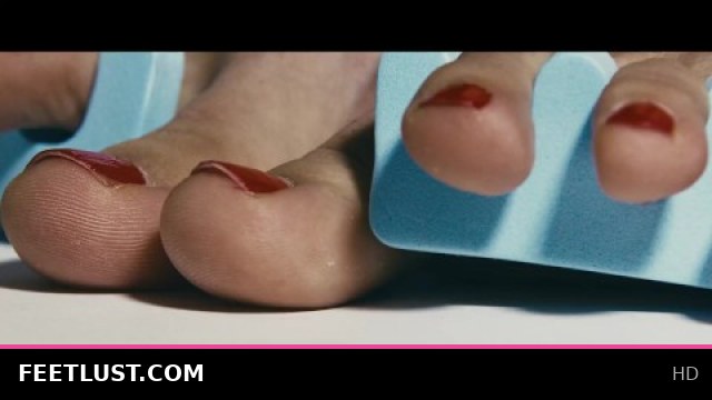 Perfect Red: Painting Sexy Toes with Stunning Pedicure