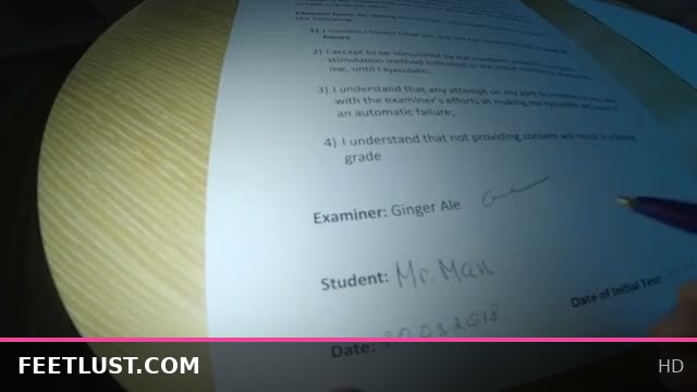 Ginger Teacher Gives Remedial Footjob to Test Student’s Sexual Endurance