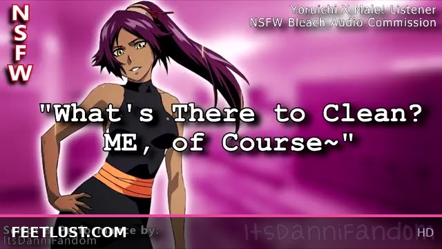 NSFW Bleach Audio RP: Help Clean Yoruichi's Hot, Sweaty Body – F4M Foot Fetish Fantasy